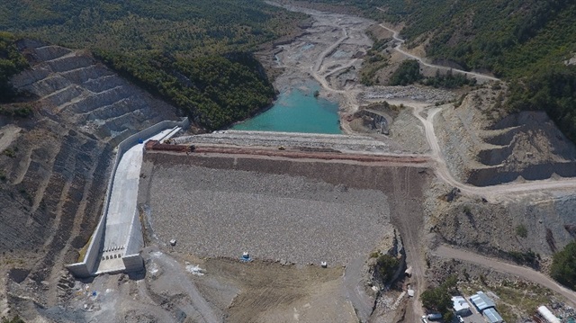 Karabük Hatipoğlu barajında sona gelindi.