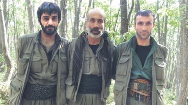 Şifreli dosyadan çıkan PKK'lı teröristlerin fotoğrafı. 