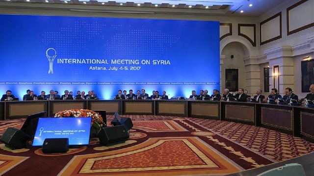 Astana'da Suriye görüşmelerinin altıncı turu başladı.