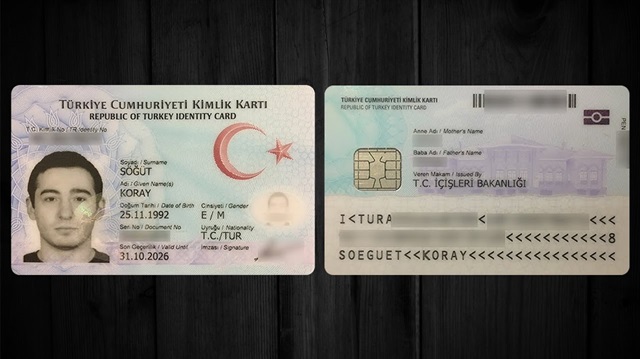 Yeni kimlik kartlarının değişim süreci 3 yıl.