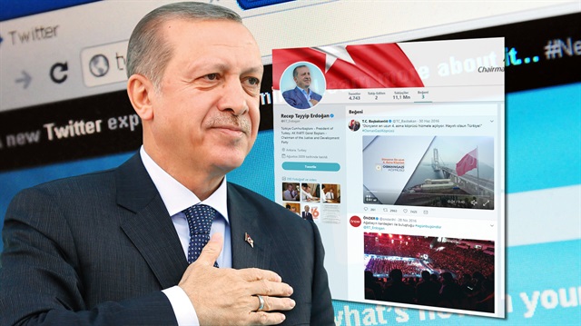 Cumhurbaşkanı Erdoğan'ın en beğenilen paylaşımları arasında çocuklarla ve torunlarıyla çektirdiği fotoğraflar yer alıyor.