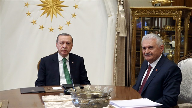 Cumhurbaşkanı Recep Tayyip Erdoğan, Başbakan Binali Yıldırım