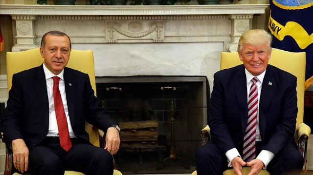 Erdoğan (L) and Trump (R)