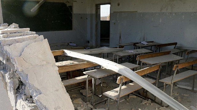 Musul'da askeri eğitim kampı olarak kullanılan bir okulda patlama meydana geldi.