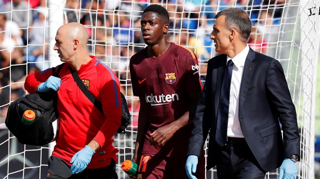 Yeni transfer Dembele, Barcelona formasıyla çıktığı 3. maçta sakatlandı.