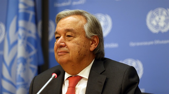 Birleşmiş Milletler (BM) Genel Sekreteri Antonio Guterres,