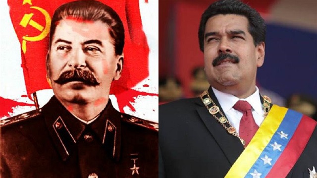 Sovyetler Birliği eski lideri Josef Stalin, ​Venezüela Devlet Başkanı Nicolas Maduro