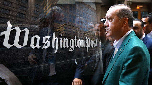 Erdoğan'ın ABD'yi ziyareti sırasında Washington Post'un Türkiye başyazısında skandal ifadeler yer aldı.