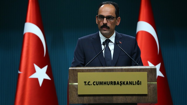 Turkish Presidential spokesman Ibrahim Kalin