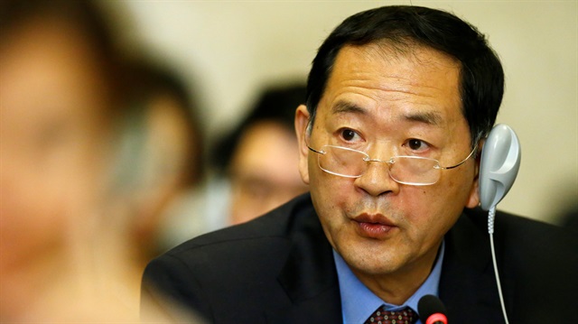 North Korea's ambassador to the United Nations Han Tae Song