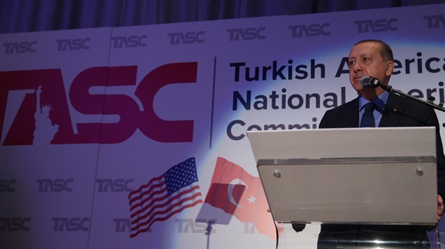 Cumhurbaşkanı Recep Tayyip Erdoğan, Amerikalı Müslüman Toplumun temsilcilerine hitap etti.