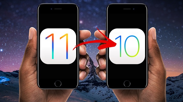 iOS 11'den iOS 10.3.3'e geri dönme rehberi