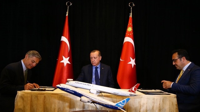 Cumhurbaşkanı Erdoğan THY- Boeing İmza Törenine Katıldı.