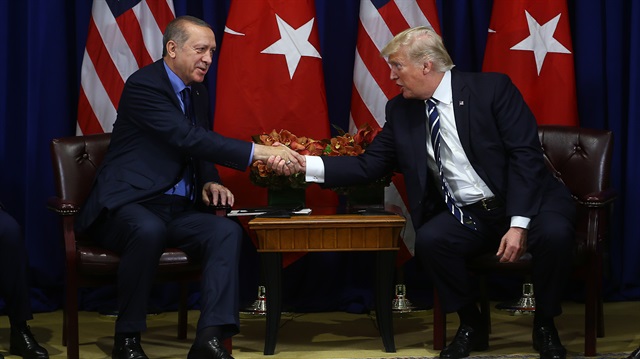 Cumhurbaşkanı Erdoğan ile ABD Başkanı Trump