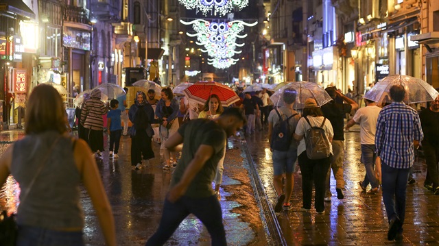 İstanbul'da yağmur etkili oluyor