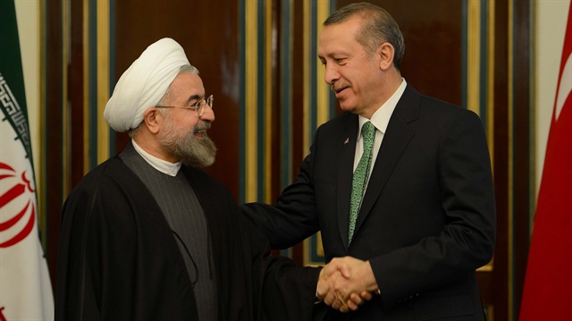 Cumhurbaşkanı Erdoğan ile İran Cumhurbaşkanı Ruhani