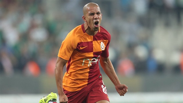 Galatasaray'ın Cezayirli yıldızı Feghouli, Süper Lig'de attığı ilk şutta golle tanıştı. 