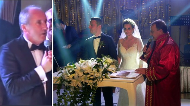 CHP Yalova Milletvekili Muharrem İnce'nin oğlu Arda Salih ile Silivri Belediye Başkanı Özcan Işıklar'ın kızı Göknil, dün gece evlendi.