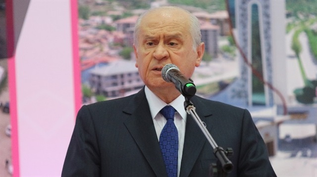 MHP Genel Başkanı Devlet Bahçeli. 