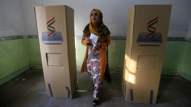 IKBY'deki tartışmalı referandumda oy verme işlemi başladı