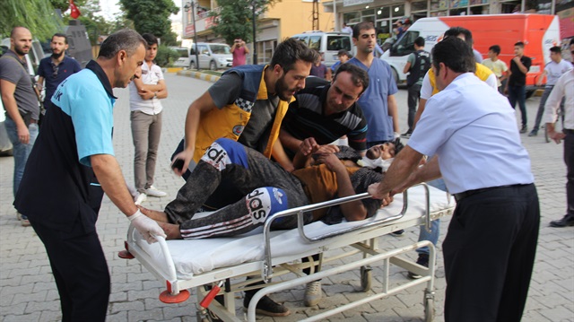 Yaralılar Şemdinli Devlet Hastanesinde kaldırılmıştı.