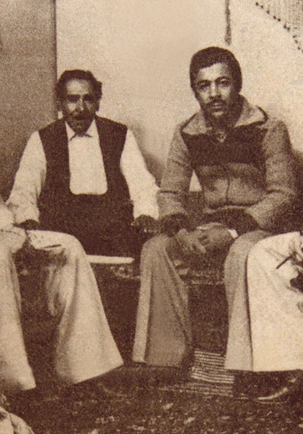 Neşet Ertaş ve babası Muharrem Ertaş.