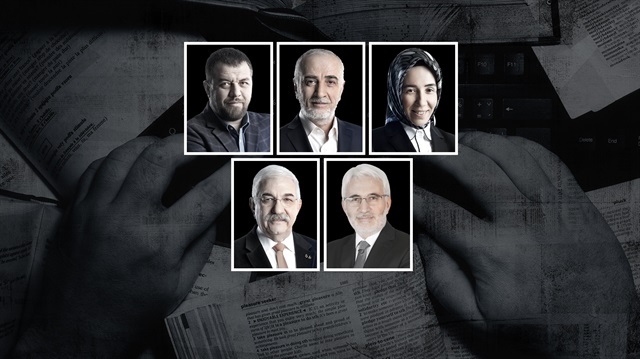 İsmail Kılıçarslan, Abdullah Muradoğlu, Hatice Karahan, Ali Saydam ve Hasan Öztürk