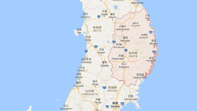 Japonya'nın kuzeydoğusunda 6 büyüklüğünde deprem meydana geldi. 