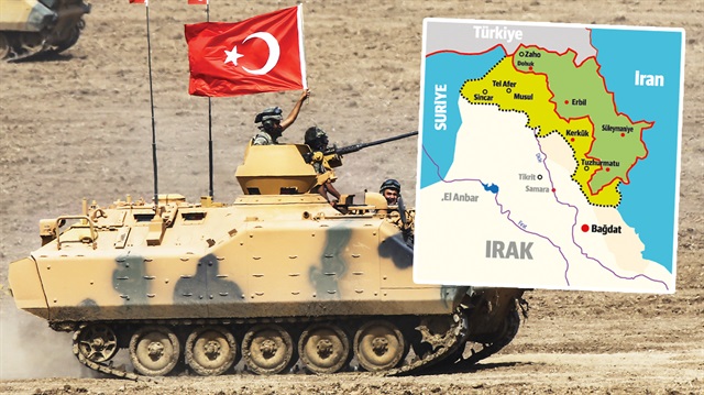 Ankara ve Bağdat’ın halen resmen Irak toprağı olan bölgeye müdahalesi bekleniyor.