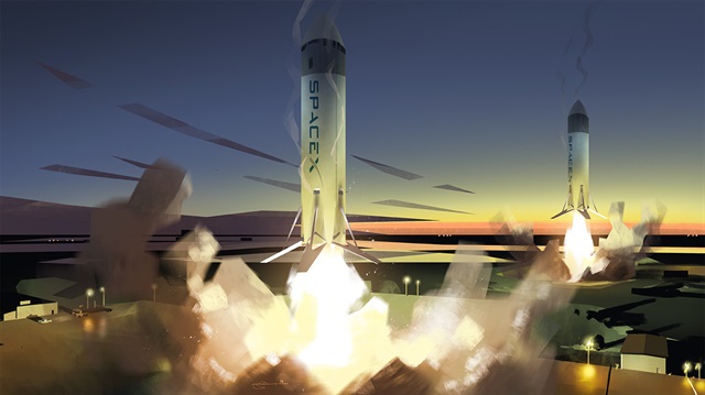 BFR projesi, Falcon 9 roketiyle ön plana çıkan SpaceX şirketi çatısı altında yürütülüyor.
