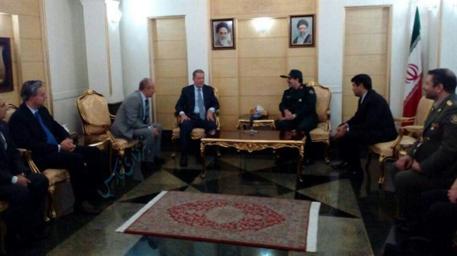 Genelkurmay Başkanı Orgeneral Hulusi Akar ile İranlı mevkidaşı Muhammed Bakıri
