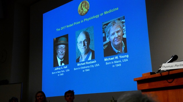 Three US-born scientists win 2017 Nobel Medicine Prize