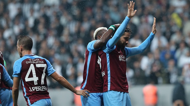 Olcay Şahan eski takımına karşı Vodafone Park'ta Trabzonspor'un beraberlik golünü kaydetti.