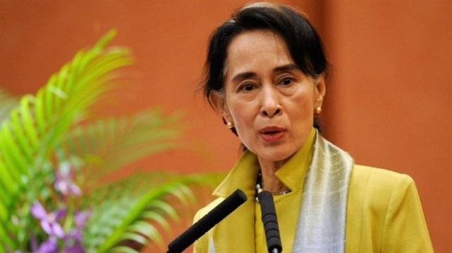 Myanmar Dışişleri Bakanı ve Devlet Başkanlığından Sorumlu Devlet Bakanı Aung San Suu Çii