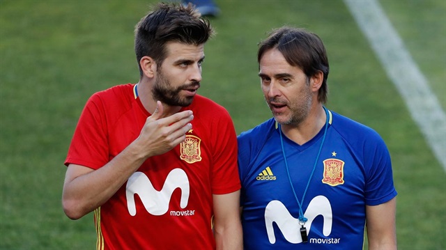 Lopetegui bağımsızlık referandumuna destek veren Pique sahip çıktı