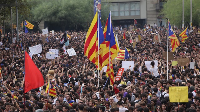 Katalonya'da bağımsızlık gerilimi sürüyor.