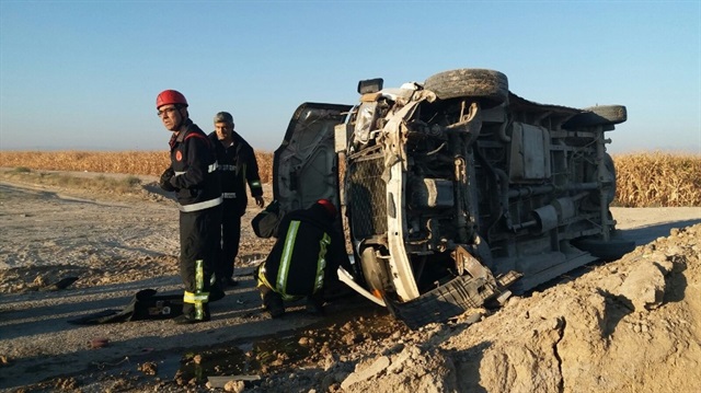 Karaman'da meydana gelen trafik kazasında 14 kişi yaralandı. 