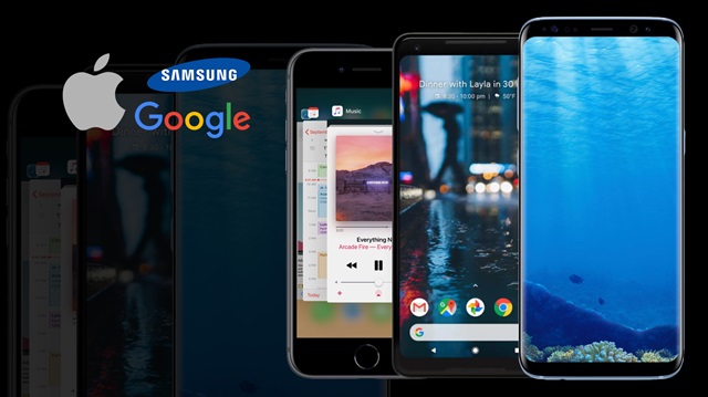 Samsun Galaxy S8, Google Pixel 2 ve iPhone 8