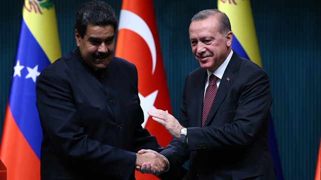 Cumhurbaşkanı Erdoğan ve Venezuela Devlet Başkanı Nicolas Maduro, görüşmenin ardından basın toplantısı düzenledi.