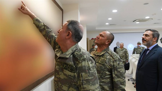 Genelkurmay Başkanı Akar, Kara Kuvvetleri Komutanı Güler ile Hava Kuvvetleri Komutanı Küçükakyüz ve MİT Müsteşarı Hakan Fidan