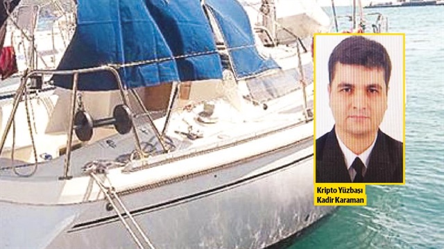 FETÖ soruşturmasında hakkındaki yakalama kararını öğrenen Deniz Yüzbaşı Kadir Karaman, eşini de yanına alarak kendilerine ait lüks yatla Mersin'den Kıbrıs Rum Kesimi'ne kaçmıştı.