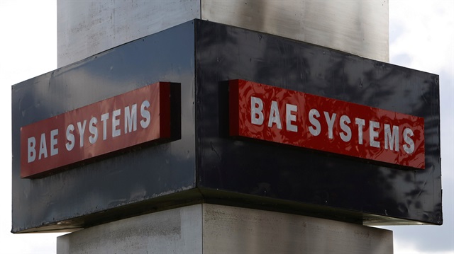 A BAE systems sign is seen outside the company's Warton site 
