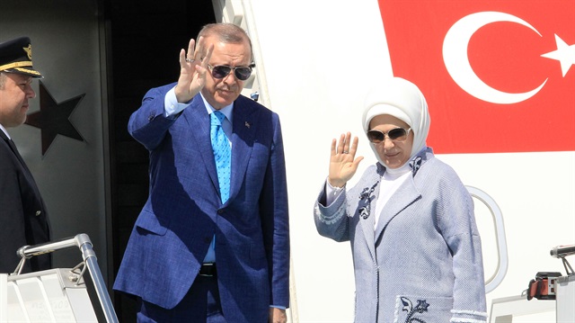 Cumhurbaşkanı Recep Tayyip Erdoğan ve eşi Emine Erdoğan