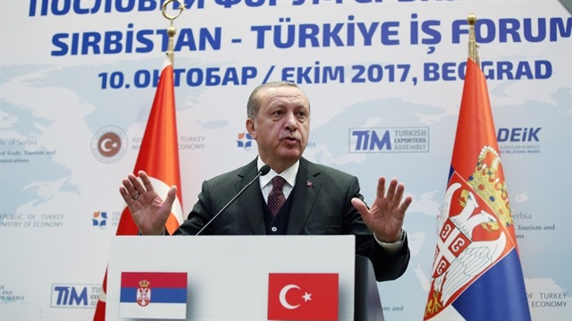 ​Cumhurbaşkanı Recep Tayyip Erdoğan Türkiye-Sırbistan İş Forumu'nda konuştu.