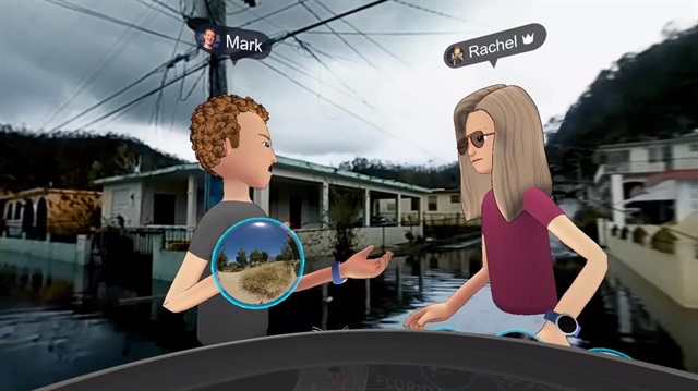 Mark Zuckerberg, felaket bölgesi Porto Riko'dan sanal gerçeklik ile canlı yayın yaptı. 