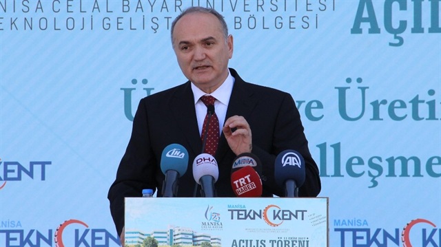 Bilim, Sanayi ve Teknoloji Bakanı Faruk Özlü açıklamada bulundu.
