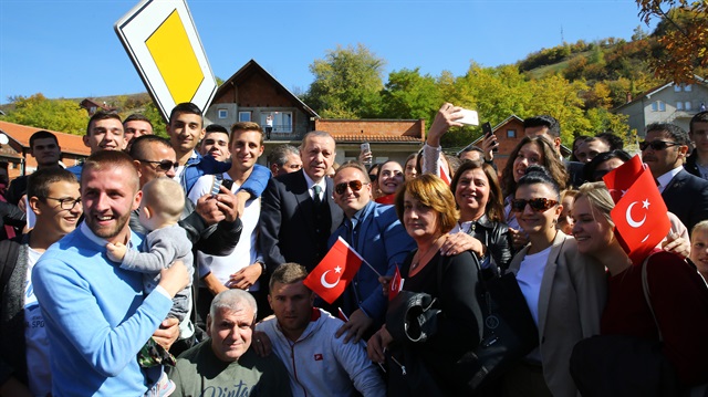 أردوغان يزور مدينة نوفي بازار الصربية