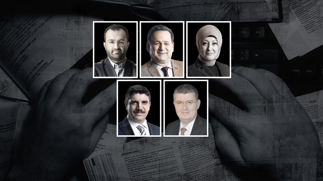 Taha Kılınç, Bülent Orakoğlu​, Özlem Albayrak, Yasin Aktay, Mehmet Acet.