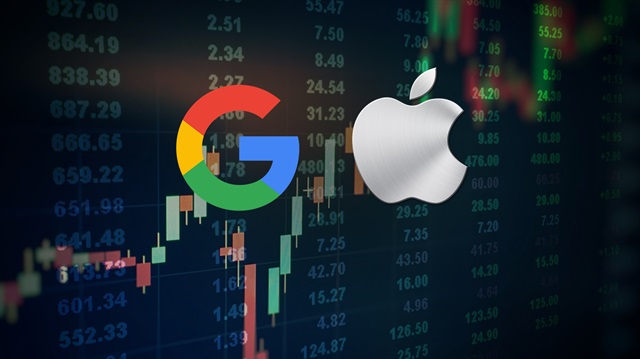 Apple'ın güncel piyasa değeri 805 milyar dolarken, Google'ın değeri ise 678 milyar dolar.