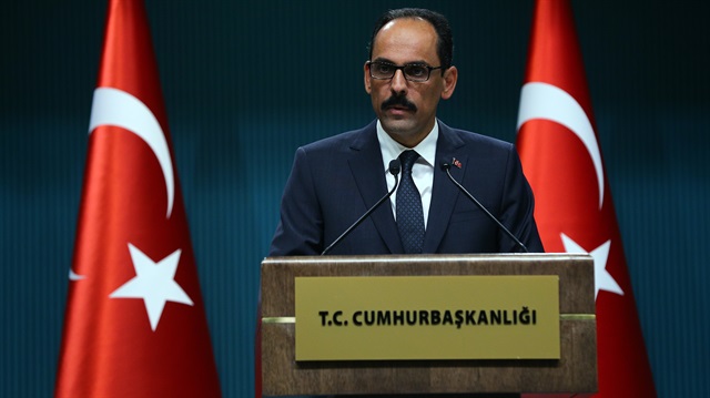 Turkish Presidential spokesman Ibrahim Kalin